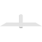 Ekena Millwork Eugene Architectural Grade PVC Gable Bracket, 72"W x 21"H x 6"D x 6"F, 7/12 Pitch GBP072X21X0606EUG00 - alternate 2